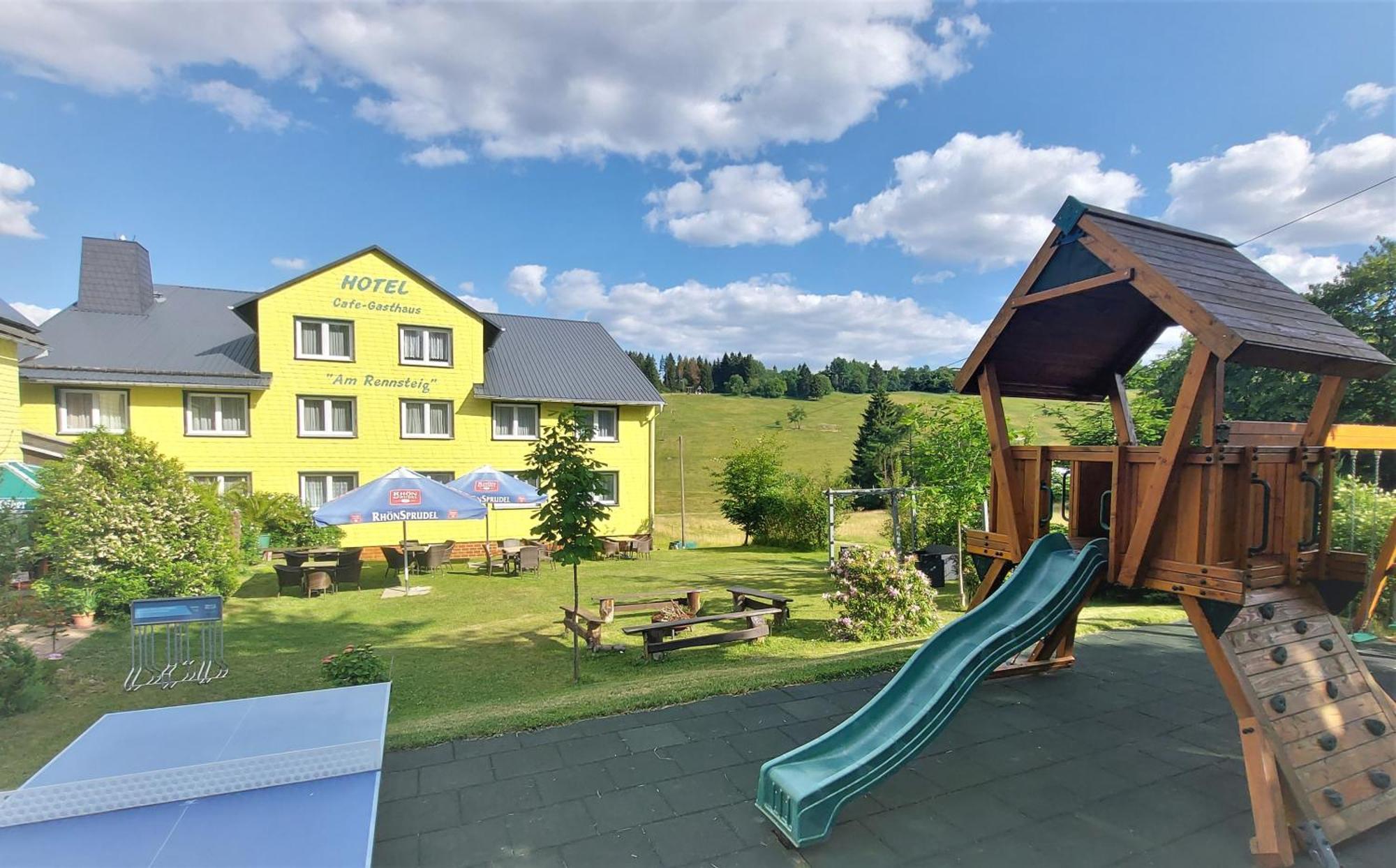 Marschalls Hotel Am Rennsteig Neuhaus am Rennweg Bagian luar foto